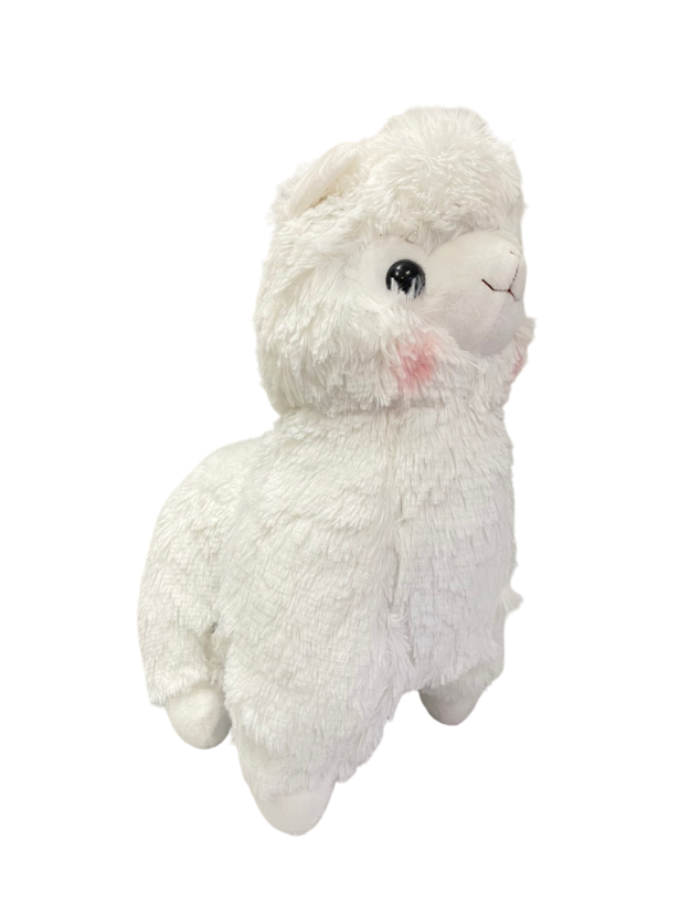 Мягкая игрушка Лама белая 40 см