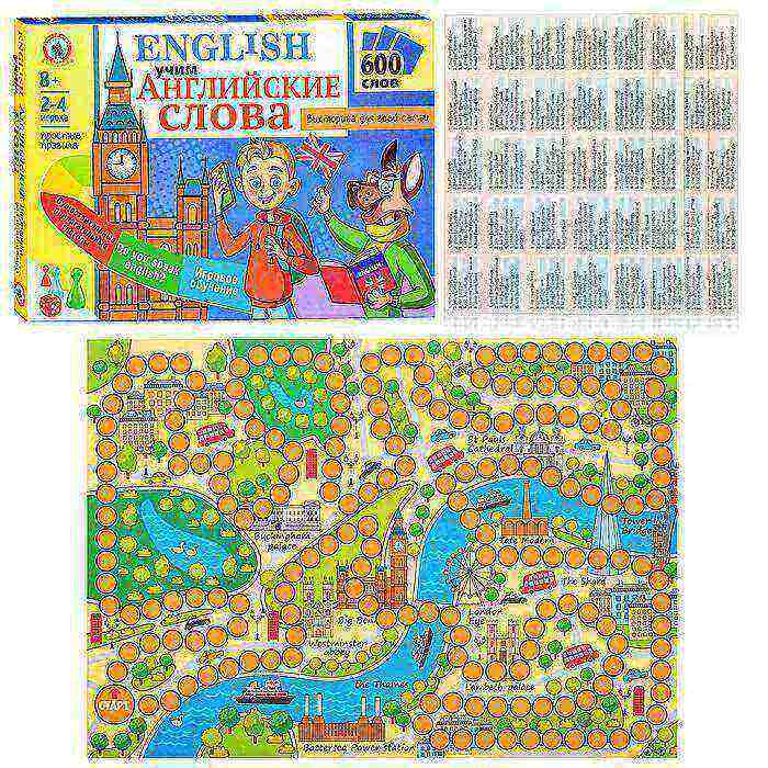 Игра Викторина для всей семьи "English. Учим английские слова"