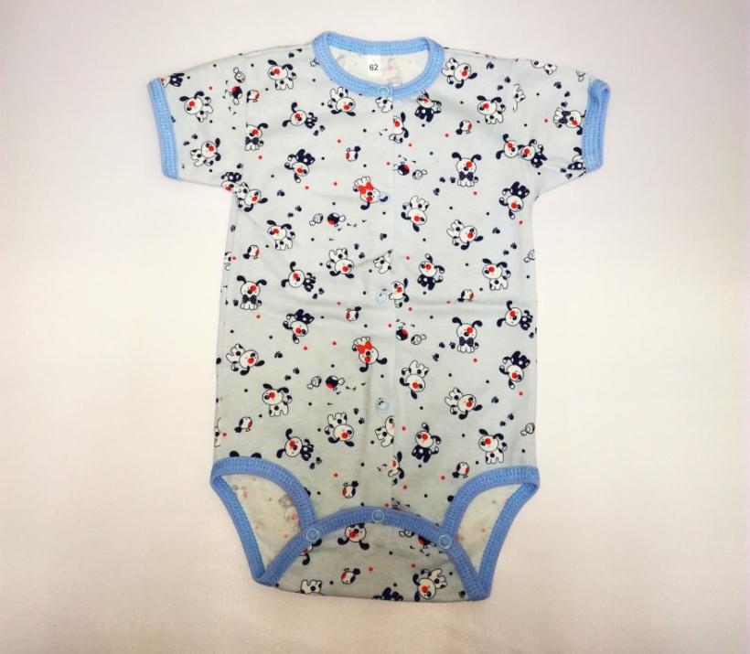 Боди кулирка с коротким рукавом кнопки Г01-22 р.50