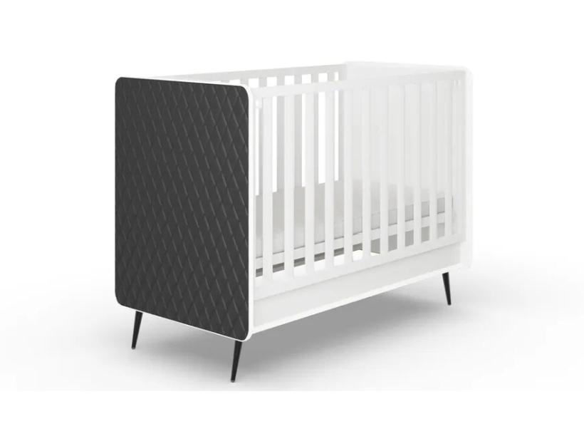 Кровать Элиза Премиум графит кожа