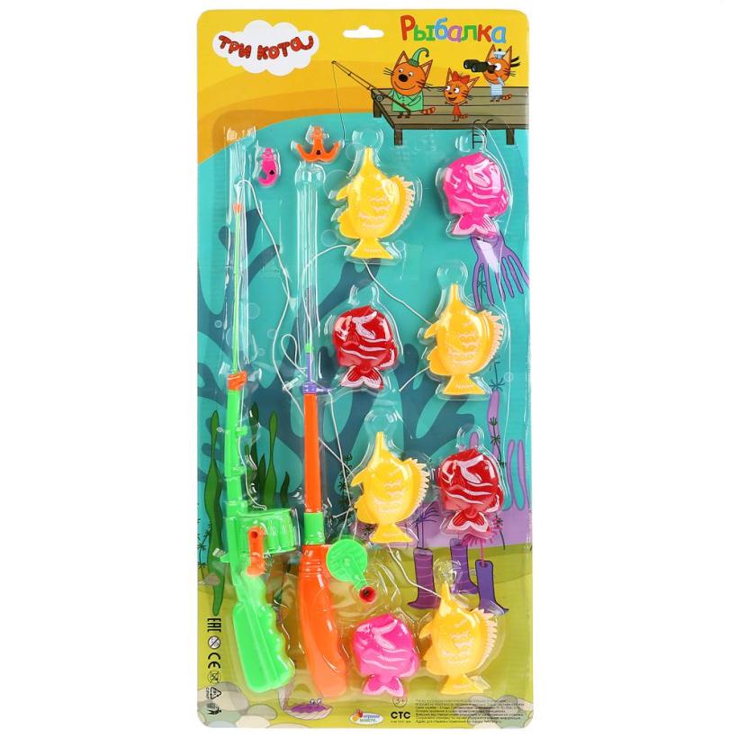 Игровой набор - магнитная рыбалка Три кота ТМ Играем вместе
