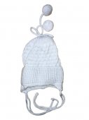 Шапочка "Соты" весна-осень, голубой