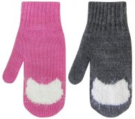 Варежки Пушистый кот размер 14, разные расцветки арт.2с229 Варежки Пушистый кот размер 14, разные расцветки арт.2с229