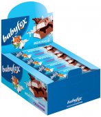 Батончик шоколадный с молочной начинкой Babyfox 45г