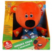 Мягкая игрушка "Мульти-Пульти" Ми-ми-мишки. Кеша ест из ложечки 25 см арт.M80283-25 Мягкая игрушка "Мульти-Пульти" Ми-ми-мишки. Кеша ест из ложечки 25 см арт.M80283-25