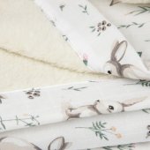 Одеяло с шерстяным ворсом 110*140 Нежность Кролики Woolhouse