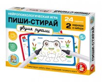 Развивающая игра для детей Двумя руками. Серия Пиши-стирай.