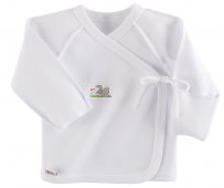 НМ Распашонка 44467 с закрытыми ручками Наша мама белый р.54-56 см