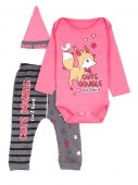 Комплект "Squirrel pink" розовый, 3-9 мес арт.OR29