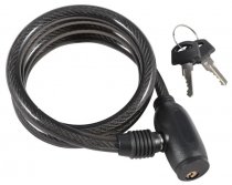 Замок велосипедный 102-103 размер 8мм*1м Замок велосипедный 102-103 размер 8мм*1м