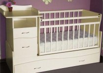 Кровать-трансформер Чунга-чанга слоновая кость, поперечный маятник Кровать-трансформер Чунга-чанга слоновая кость, поперечный маятник