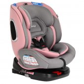 Автокресло от 0 до 36 кг Pituso Roys Isofix розово-серый