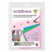 Клеёнка для уроков труда и творчества 68*40 розовая Клеёнка для уроков труда и творчества 68*40 розовая
