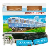 Железная дорога "Играем вместе" Метро РЖД, на батарейках, свет, звук, 695 см, арт. B806137-R11