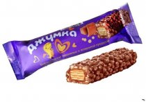 Вафли Джумка с мягкой карамелью и воздушной кукурузой 37г Вафли Джумка с мягкой карамелью и воздушной кукурузой 37г