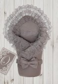 Комплект на выписку на зиму ВАЛЕРИ меланж капучино ш551/13* Комплект на выписку на зиму ВАЛЕРИ меланж капучино ш551/13*