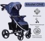 Коляска прогулочная Bubago Model One сапфир BG0322