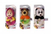 Погремушка плюшевая Simba Маша и Медведь 3 вида арт.9301429