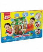 ErichKrause 39222 Игровой домик для раскрашивания Artberry: Forest house-мал, карт. короб.