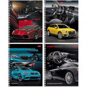 Тетрадь А5 96л Hatber спираль Авторевю ассорти клетка Тетрадь А5 96л Hatber спираль Авторевю ассорти клетка