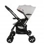 Прогулочная коляска с перекидной ручкой Indigo Milly светло-серый
