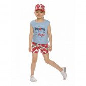 Комплект для девочек Pelican 2-5 лет, цвет голубой арт.GFATH3120
