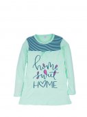 Сорочка для девочек "Home" ментол 8-12 лет арт.SH293 Сорочка для девочек "Home" ментол 8-12 лет арт.SH293