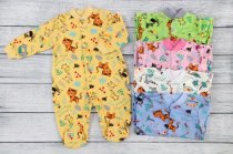 Комбинезон "Африка" интерлок, длинный рукав р.68-80 см арт.555977