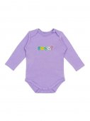Боди интерлок Linas baby Sweet рост 56-80 см, длинный рукав, лиловый