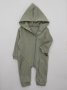 Комбинезон детский Twetoon на молнии с капюшоном, цвет оливковый