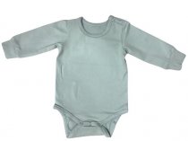 Боди "Basic" кулирка, пыльная мята, длинный рукав р.62, 68, 74 см арт.700054