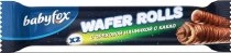 Трубочки BabyFox Wafer Rolls с молочной начинкой, 16 г