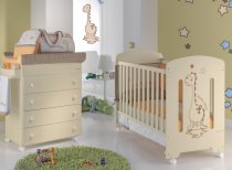 Кровать Micuna Dinus 120*60 слоновая кость с матрацем СН-620