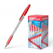Ручка шариковая  Erich Krause R-301 Classic Stick красная 1,0 мм, шестигранная 1 шт арт.43186