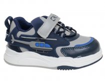Полуботинки для мальчика Сказка р.22-26 серый/голубой арт.R171963281GR Полуботинки для мальчика Сказка р.22-26 серый/голубой арт.R171963281GR