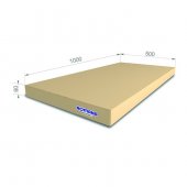 Мягкий щит kid ROMANA (1000*500*60) цвет бежевый