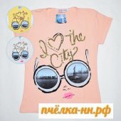 Футболка для девочки ERENBEY р.9-13 лет белый арт.648/3