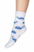 Носки детские Para Socks Киты цвет белый арт.N1D54