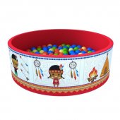 Сухой бассейн ROMANA Индейцы 100 шариков Сухой бассейн ROMANA Индейцы 100 шариков