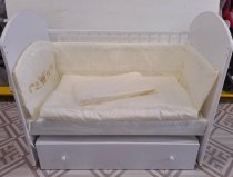 Комплект в кроватку 120*60 см Корона кремовый 6 предметов арт.30493