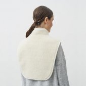 Шарф воротник меховой Лила белый Woolhouse