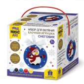 Набор для валяния Елочная игрушка Снеговик