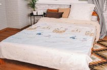 Лайм КПБ сатин Пираты 1,5 спальный наволочка 70*70 см