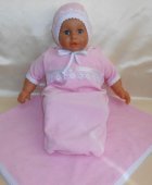 "НА ПРОГУЛКУ" ш137 - комплект на выписку (розовый), ш137