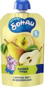 Пюре фруктовое Бегемотик Бонди Яблоко и груша 90 г Пюре фруктовое Бегемотик Бонди Яблоко и груша 90 г