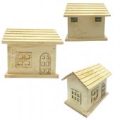 Деревянная заготовка для росписи Шкатулка-домик 16,5*13,5*12см