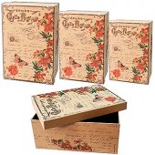 Коробка подарочная "KWELT" 21*14*8 см, крафт картон