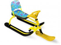 Снегокат Nika Twiny 1 с осьминогом желтый каркас арт.TW1+/О Снегокат Nika Twiny 1 с осьминогом желтый каркас арт.TW1+/О