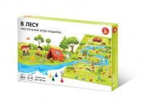 Настольная игра ходилка с фишками и кубиком В лесу