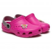 Сабо детские р.27-34 фуксия/пепельный арт.601/01 М Сабо детские р.27-34 фуксия/пепельный арт.601/01 М